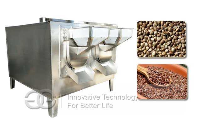 Drum Roasting Machine For Hemp Seeds And Flax Seeds|Pumpkin Seed Roasting Machine