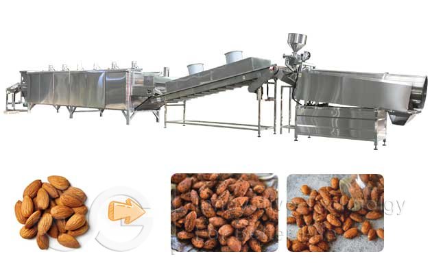Almond Roasting And Seasoning Production Line