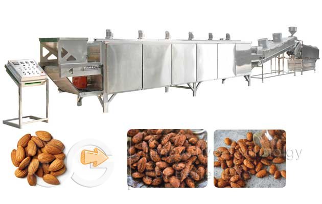 Almond Roasting Seasoning Processing Line
