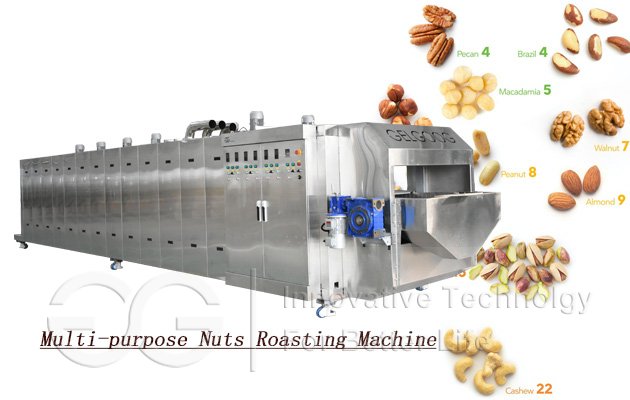 Almond Roasting Cooling Processing Machine