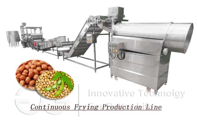 Soybean Frying Machine|Broad Bean Frying Machine|Beans Fryer