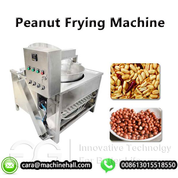 Round Pan Peanut Frying Machine